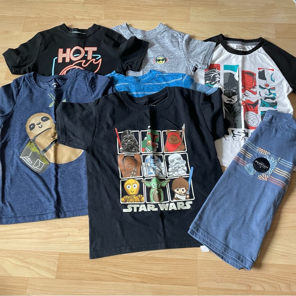 Boys 4T-5T Short Sleeve Shirt Bundle